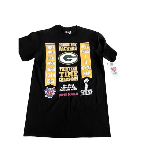 NFL Other - NWT NFL Green Bay Packers Thirteen Time Champions Shirt Unisex Small T-Shirt